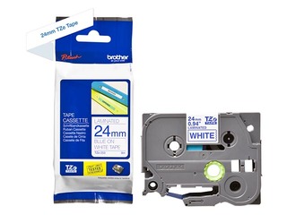 Lente Brother TZe-253, Zils uz balta, 24mm, 8 m, laminēta