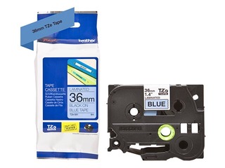Lente Brother TZ 561, Melns uz zila, 36mm, 8 m, laminēta