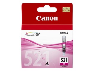 Tintes kasete Canon CLI-521, fuksīna sarkana, 9ml