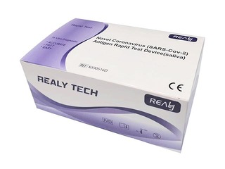 COVID-19 Antigen Rapid Realy Tech Siekalu tests, 5gb / iepak (1gb - tikai 1.20 Eur bez PVN)
