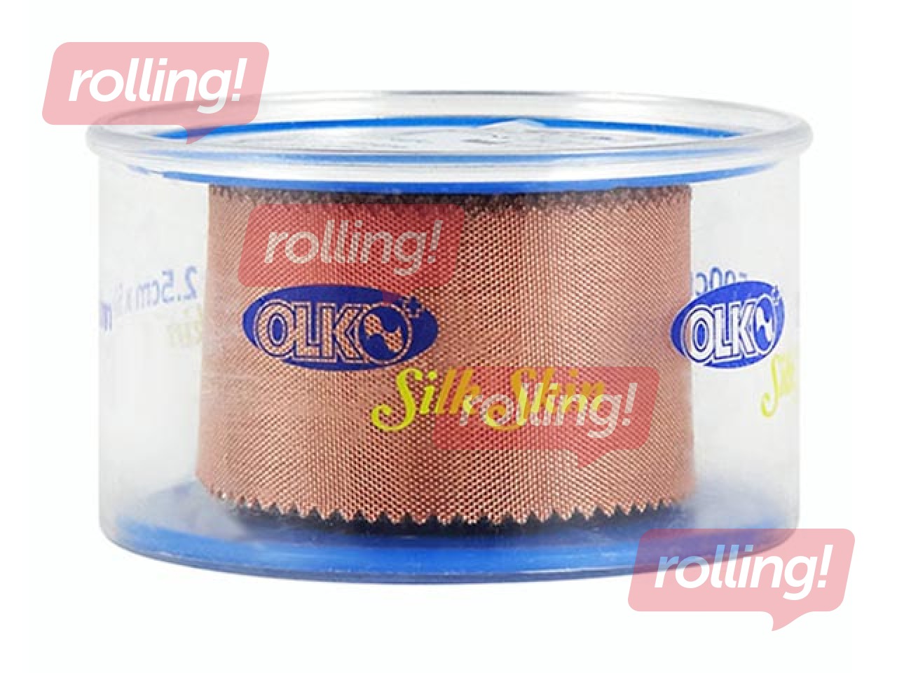 Auduma leikoplasts Silk Skin  2.5cm x 500cm, Olko 