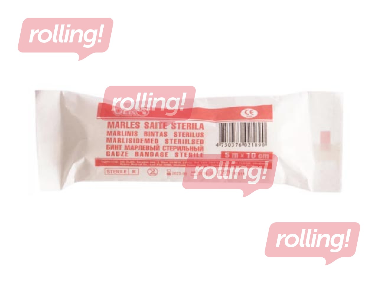 Marles saite - sterila,Olko, 10 cm x 5 m