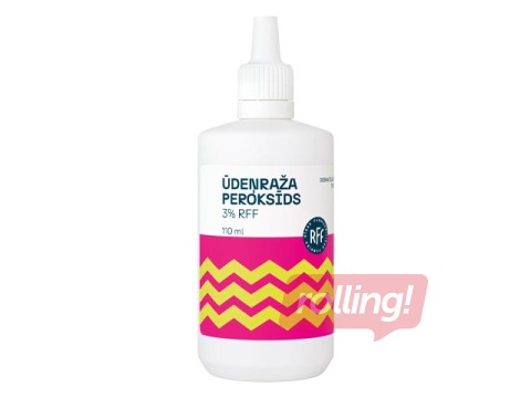 Ūdeņraža peroksīda 3% šķīdums, RFF, 110ml
