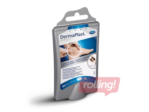 Plāksteru komplekts DERMAPLAST, Efect, XL, 75x45mm, 6 gab.