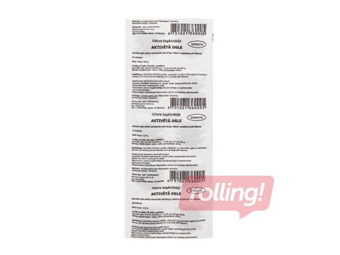 Aktivētā ogle, 250mg, 10 tab.