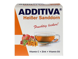 Uztura bagātinātājs Additiva, C vitamīns, D vitamīns un cinks, 10 paciņas