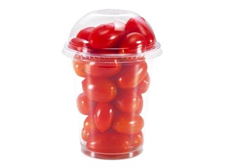 Tomāti Cherry plūmes, glāzītē, 1 sķ., 250g