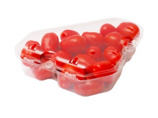 Tomāti Cherry plūmes, trijstūrī, 1 sķ., 250g