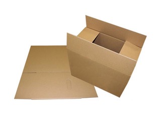 Gofrēta kartona kaste ar rokturiem 400x220x310 mm