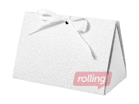 Dāvanu kastītes, kartona, pelēkas, 3gab