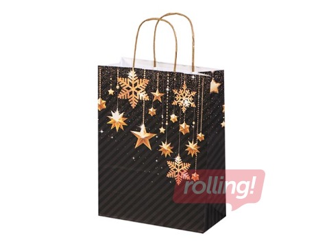 Dāvanu maisiņš papīra Stars, 220x100x290mm