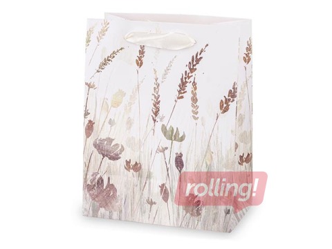 Papīra maisiņš ar rokturiem, 180x100x230mm