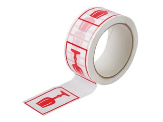 Līmlente 48mm x 66m GLASS RED PP