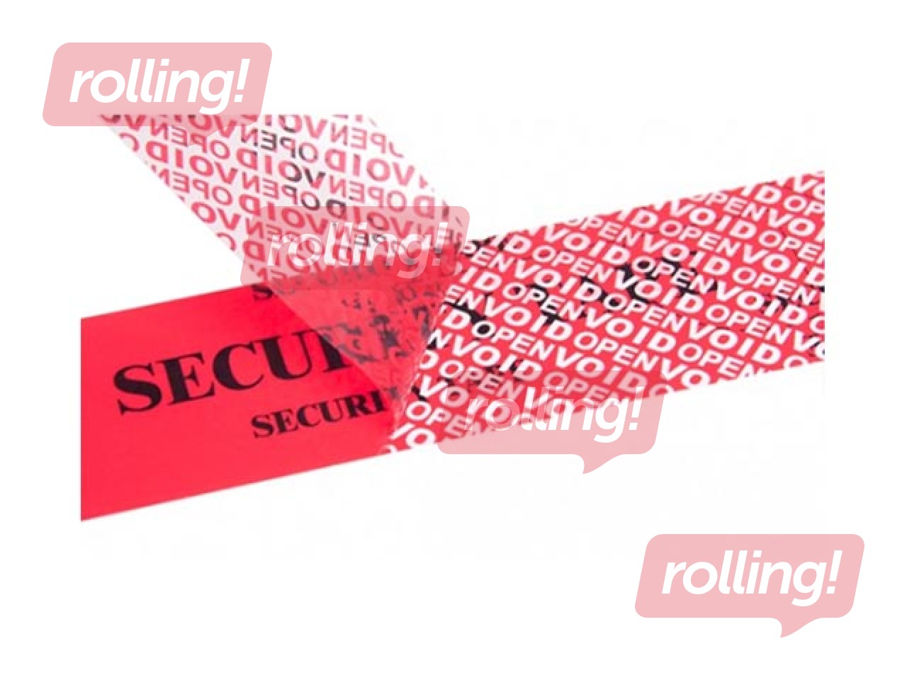 Drošības līmlente pasta sūtījumiem, 50 mm x 50 m, PET