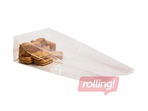 Maisiņi-tūtas 120x60x250mm, 40 my, OPP, 50 gab., caurspīdīgi