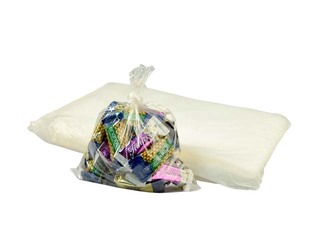 Maisiņi bez rokturiem, polipropilēna, 20x30cm, caurspīdīgi, 100gb