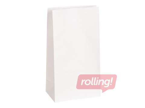 Maisiņi papīra 120x60x210mm, 25 gab., balti