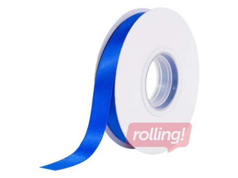 Dāvanu saiņošanas lente 13 mm/ 25 m, Electric Blue, auduma