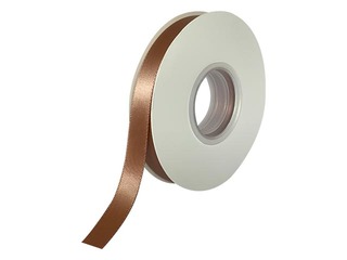 Dāvanu saiņošanas lente 13 mm/ 25 m, Pecan Brown, auduma