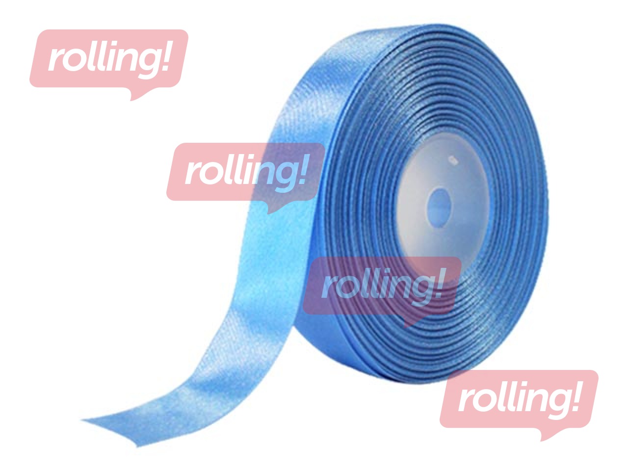 Dāvanu saiņošanas lente 25 mm/ 25 m, satīna, gaiši zila