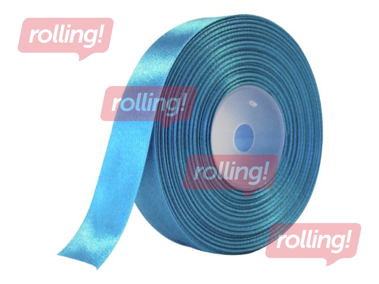 Dāvanu saiņošanas lente 25 mm/ 25 m, satīna, gaiši zila