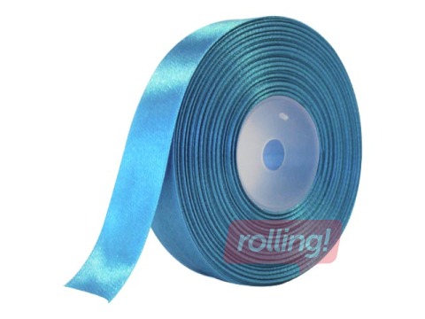 Dāvanu saiņošanas lente 25 mm/ 25 m, satīna, gaiši zila