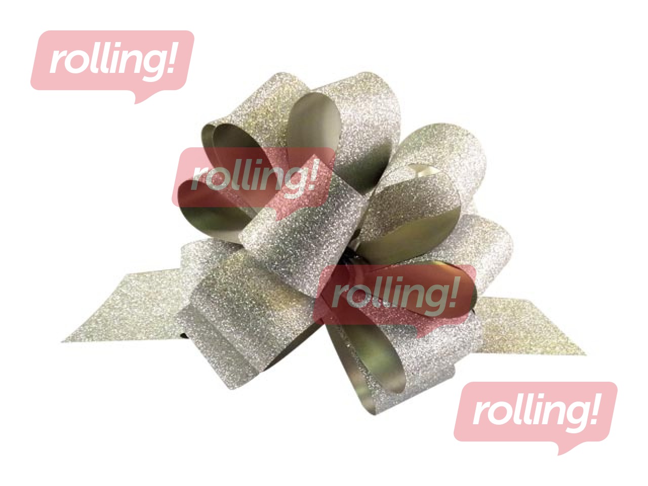 Dāvanu pušķi, 2gab., sudraba