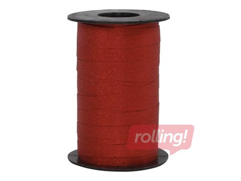 Dāvanu saiņošanas lente 10 mm/ 100 m, sarkana