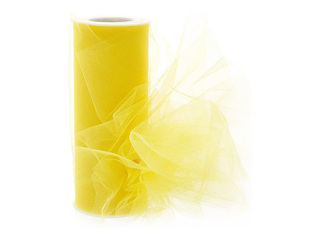 Dāvanu saiņošanas tills ruļļos, dzeltens, 15cm x 9m