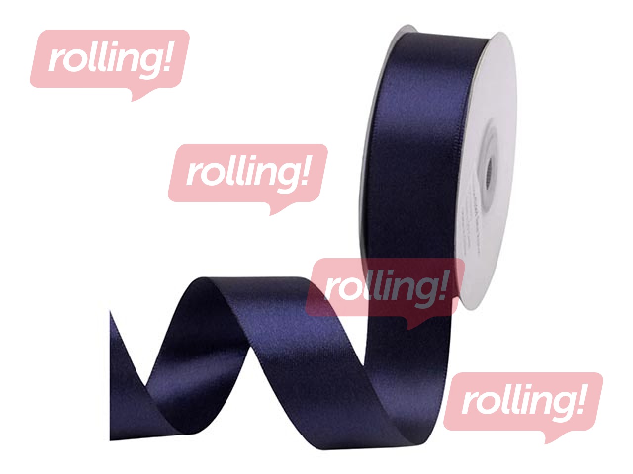 Dāvanu saiņošanas lente 25 mm/ 25 m, satīna, NavyBlue