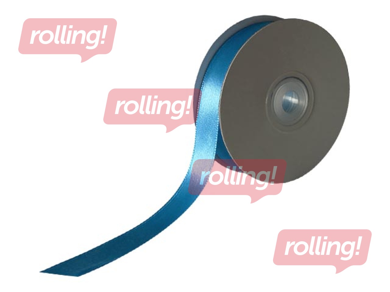 Dāvanu saiņošanas lente 12 mm/ 25 m, satīna, SkyBlue