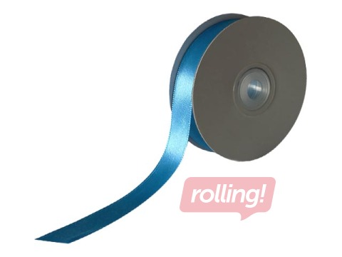 Dāvanu saiņošanas lente 12 mm/ 25 m, satīna, SkyBlue