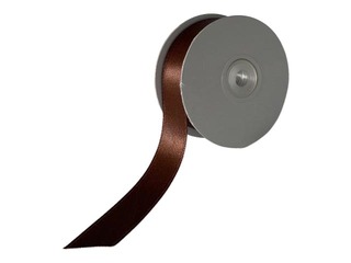 Dāvanu saiņošanas lente 12 mm/ 25 m, satīna, Brown