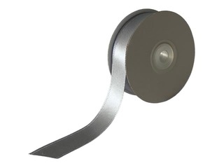 Dāvanu saiņošanas lente 12 mm/ 25 m, satīna, Grey