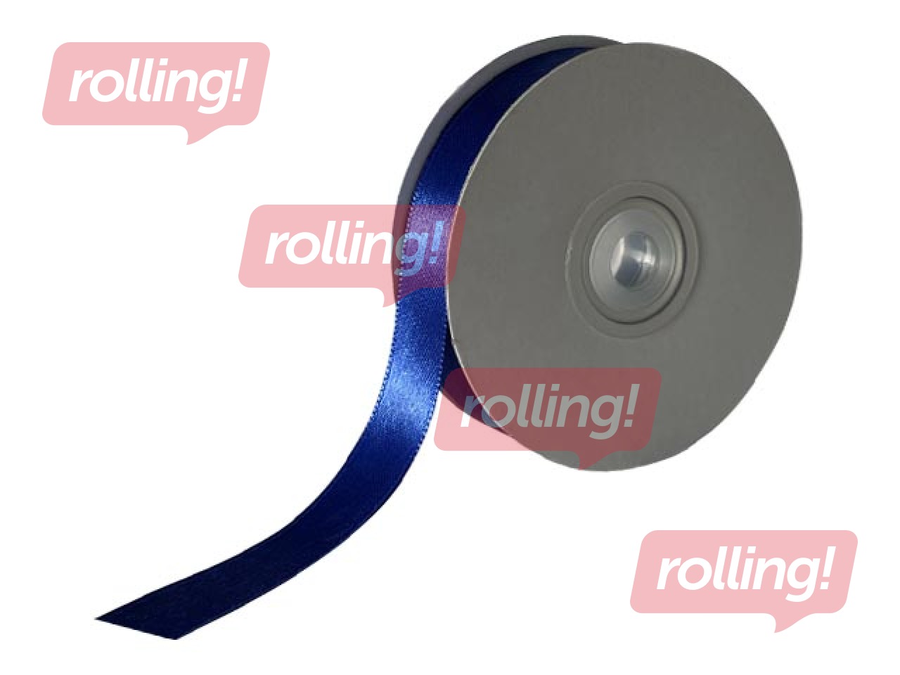 Dāvanu saiņošanas lente 12 mm/ 25 m, satīna, DeepBlue