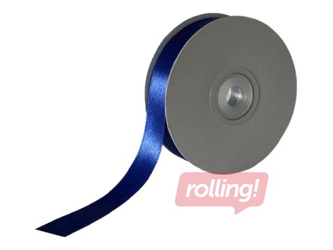 Dāvanu saiņošanas lente 12 mm/ 25 m, satīna, DeepBlue