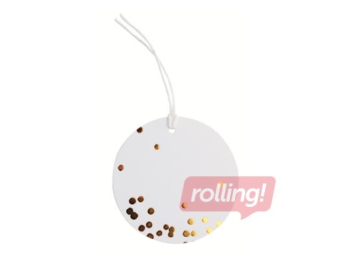 Birkas dāvanām Golden dots, d=6cm, 10 gb