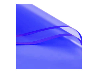 Polipropilēna plēve, caurspīdīgi zila, 58x58cm, 20 loksnes