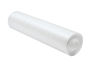 Balta PE-putu plēve aizsardzībai 60cm platumā, 10m/rullī