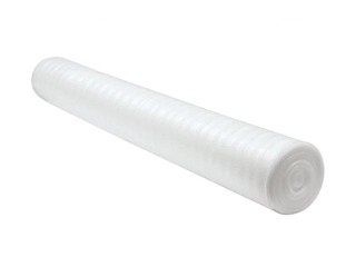 Balta PE-putu plēve aizsardzībai 120 cm platumā, 10m/rullī