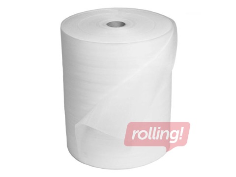 Balta PE-putu plēve aizsardzībai 60cm platumā, 300m/rullī