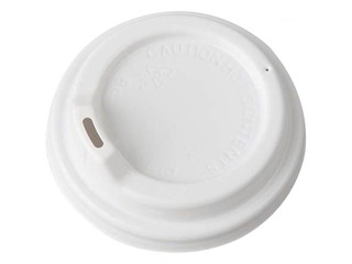 Plastmasas vāciņi ø 80mm ar snīpīti, balti, iepakojumā 50gab.