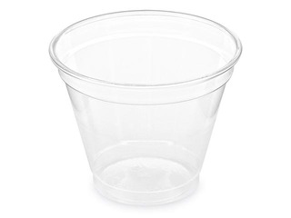 Glāzes plastmasas, caurspīdīgas, 250ml, 50 gab.