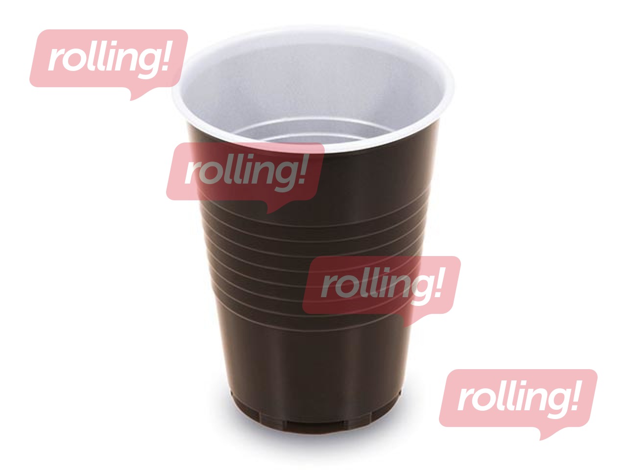 Glāzes plastmasas, termoizturīgas, 180ml, 100 gab.