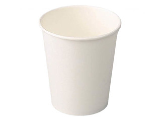 Glāzes papīra ø80mm, 250ml, baltas, 100 gab.