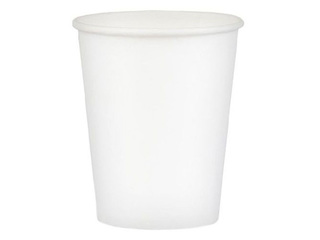 Glāzes papīra ø80mm, 250ml, baltas, 80 gab.