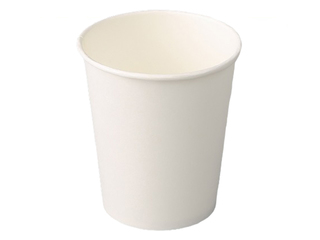 Glāze karstajiem dzērieniem ø 62mm, 110ml, baltas, 100 gab.