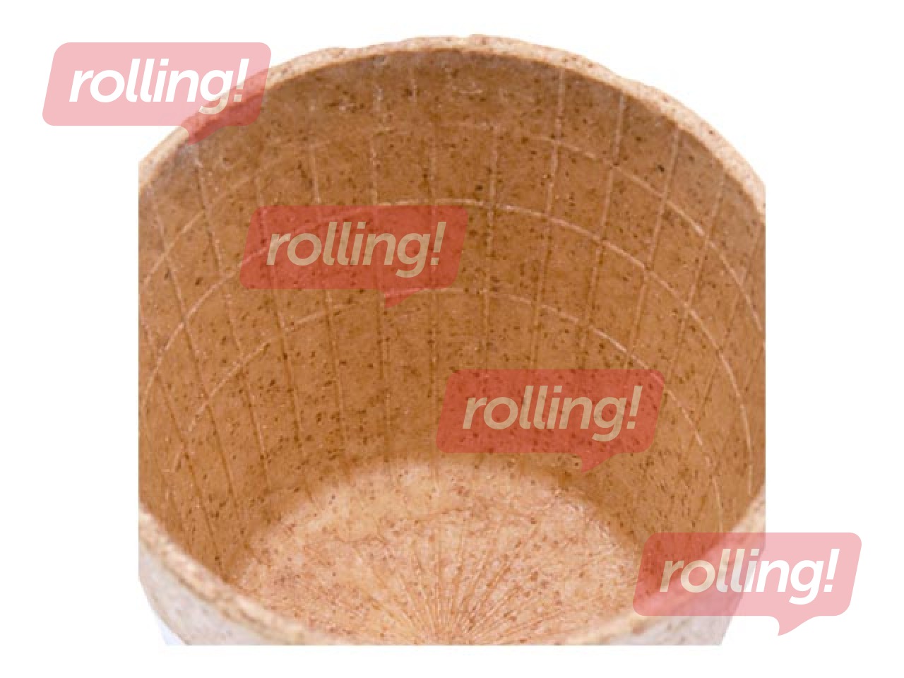 Ēdama kafijas krūze, brūnas, ø75mm, 220ml, 12 gab.