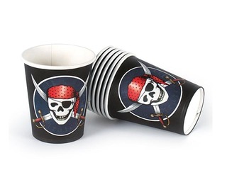 Glāzes papīra 200ml, 10 gab. Pirates