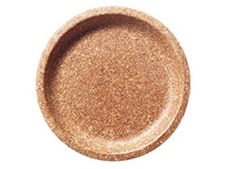 Šķīvji BIO, kviešu kliju, ø 20cm, 10 gab.